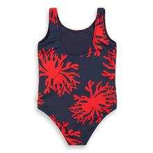 Blue and Red Girls Swimsuit (Grand Corail)