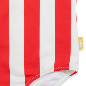 Red and White Striped Swimsuit (Rayures de rubis)